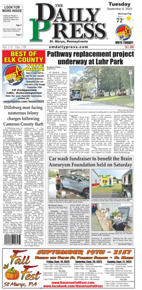 Cover of The Daily Press