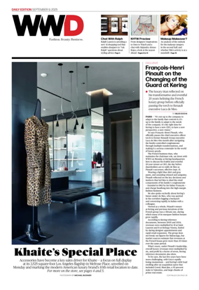 Cover of WWD Digital Daily