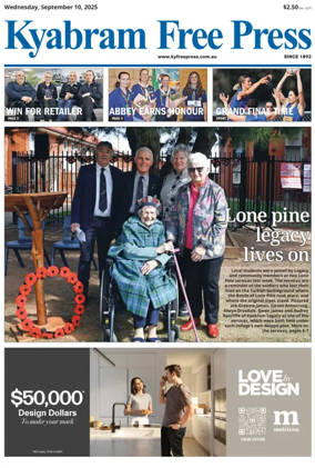 Cover of Kyabram Free Press