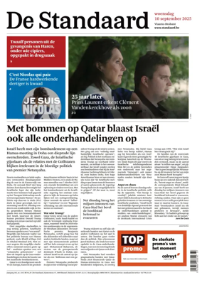 Cover of De Standaard