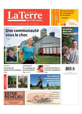 Cover of La Terre de chez nous