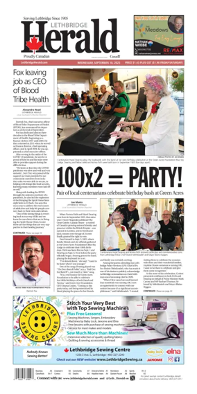 Cover of Lethbridge Herald