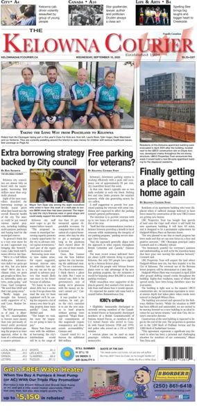 Cover of The Daily Courier