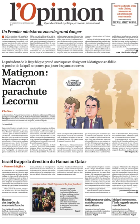 Cover of L'Opinion
