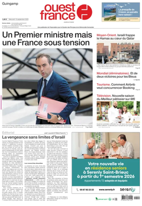 Cover of Ouest France (Guingamp)