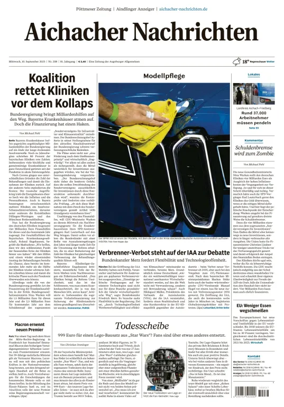 Cover of Aichacher Nachrichten