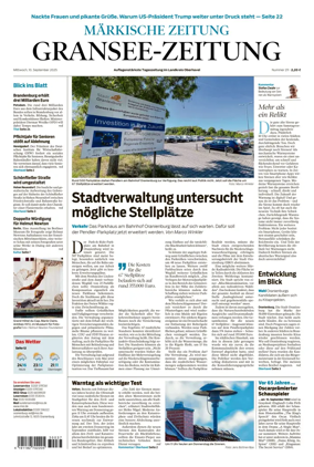 Cover of Gransee-Zeitung