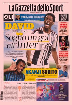 Cover of La Gazzetta dello Sport - Cagliari
