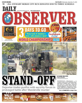 Cover of Daily Observer (Jamaica)