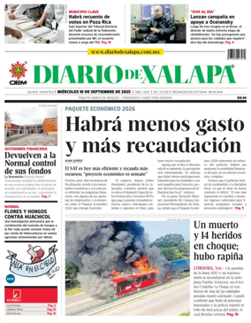 Cover of Diario de Xalapa