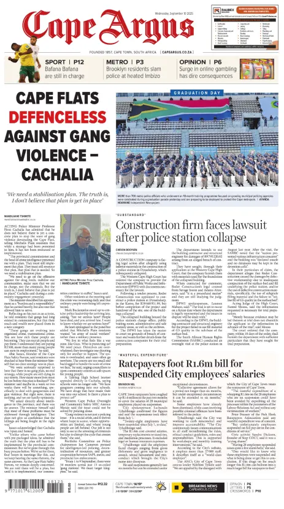 Cover of Cape Argus (PM Edition)