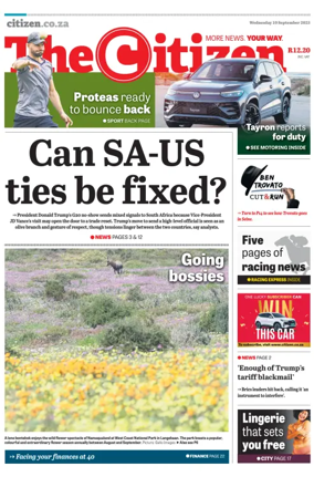 Cover of The Citizen (KZN)