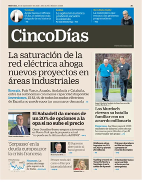 Cover of Cinco Días