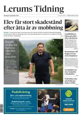 Cover of Lerums Tidning
