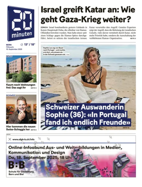 Cover of 20 Minuten - Bern
