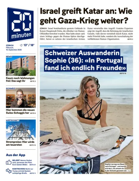 Cover of 20 Minuten - Zurich