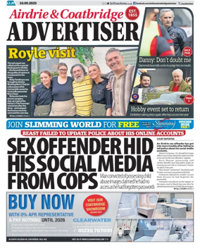 Cover of Airdrie & Coatbridge Advertiser