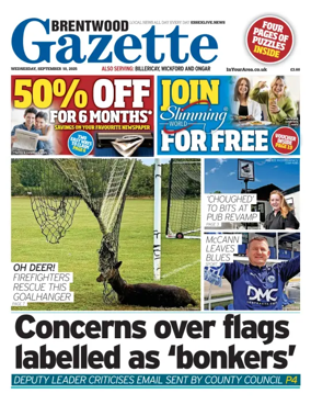 Cover of Brentwood Gazette