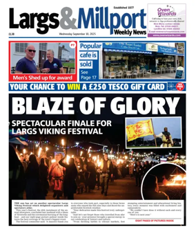 Cover of Largs & Millport Weekly News