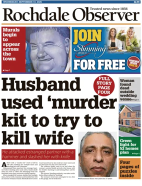 Cover of Rochdale Observer