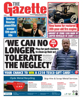 Cover of The Gazette (Scotland)