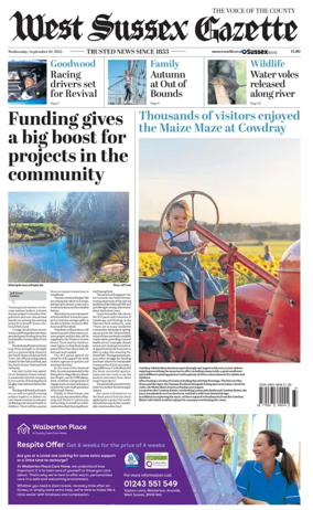 Cover of West Sussex Gazette