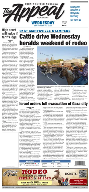 Cover of Marysville Appeal-Democrat    