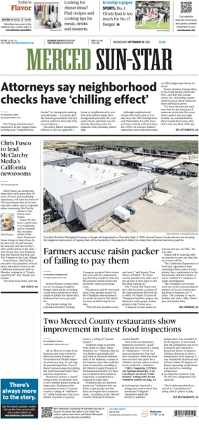 Cover of Merced Sun-Star