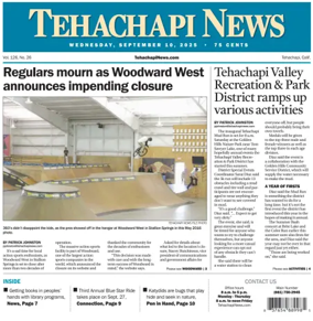 Cover of Tehachapi News