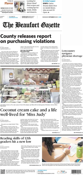 Cover of The Beaufort Gazette