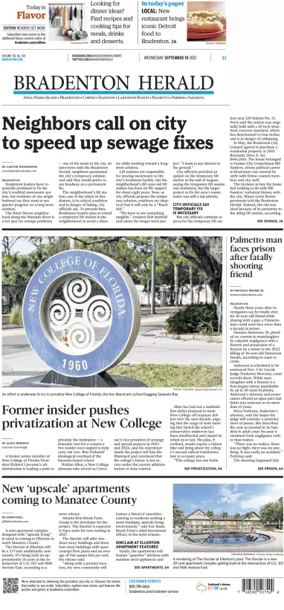Cover of The Bradenton Herald