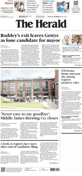 Cover of The Herald (Rock Hill)