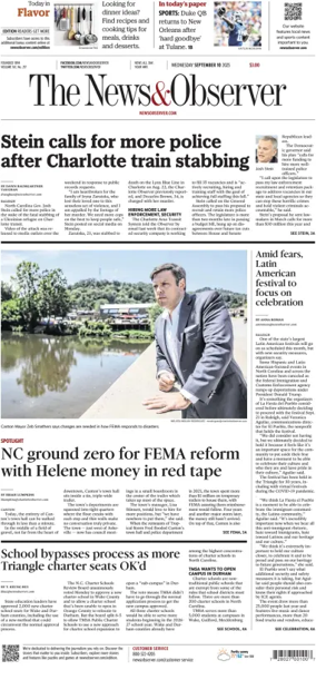 Cover of The News & Observer