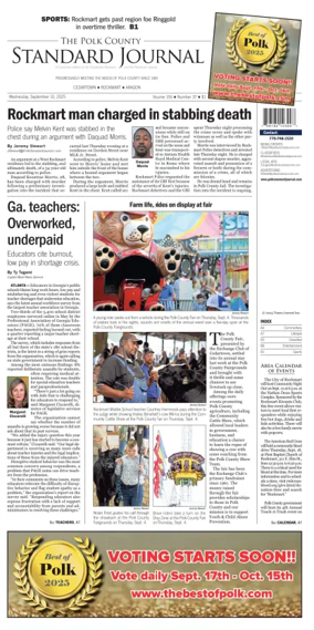 Cover of The Standard Journal