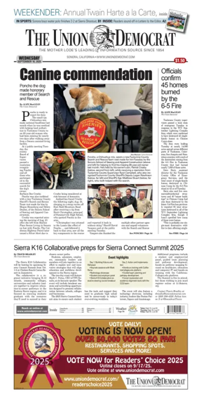 Cover of The Union Democrat