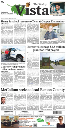 Cover of The Weekly Vista