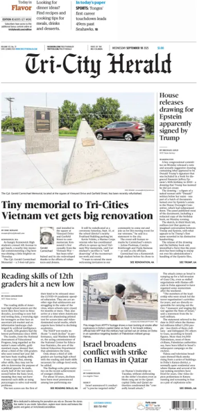 Cover of Tri-City Herald