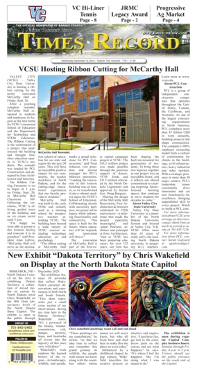 Cover of Valley City Times-Record