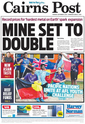Cover of The Cairns Post