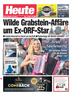 Cover of Heute - Wien Ausgabe