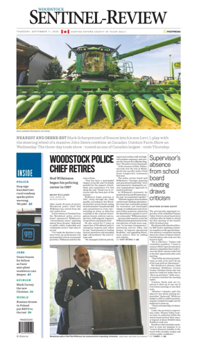 Cover of Sentinel-Review (Woodstock)