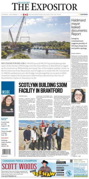 Cover of The Expositor (Brantford)