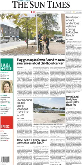 Cover of The Sun Times (Owen Sound)