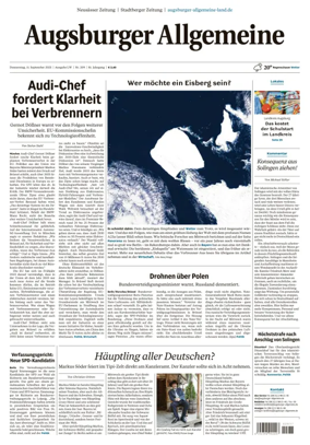 Cover of Augsburger Allgemeine (Land West)