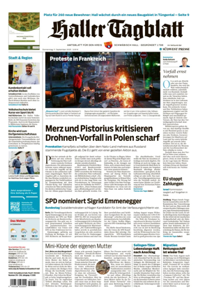 Cover of Haller Tagblatt