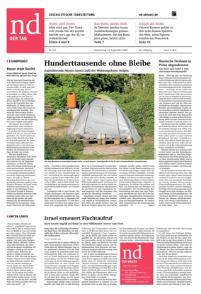 Cover of Neues Deutschland