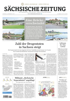 Cover of Sächsische Zeitung (Bautzen- Bischofswerda)