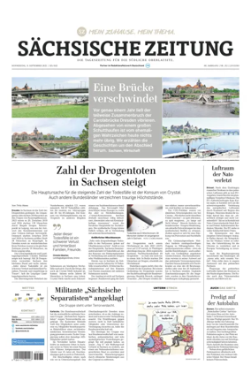 Cover of Sächsische Zeitung  (Löbau-Zittau)
