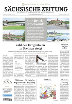 Cover of Sächsische Zeitung (Weißwasser)