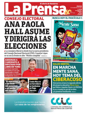 Cover of Diario La Prensa